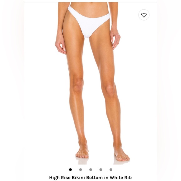 Nookie High Rise Ribbed Bikini bottoms- XS - Picture 3 of 5